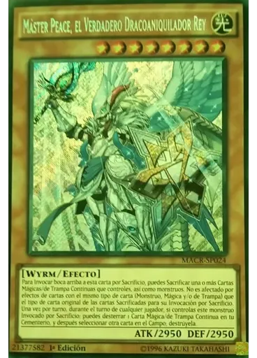 Máster Peace, el Verdadero Dracoaniquilador Rey
