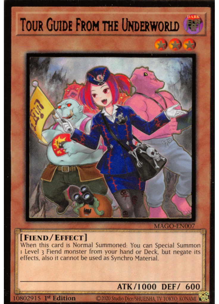 Tour Guide From the Underworld (Premium Gold Rare 1st Edition Alternate Art)