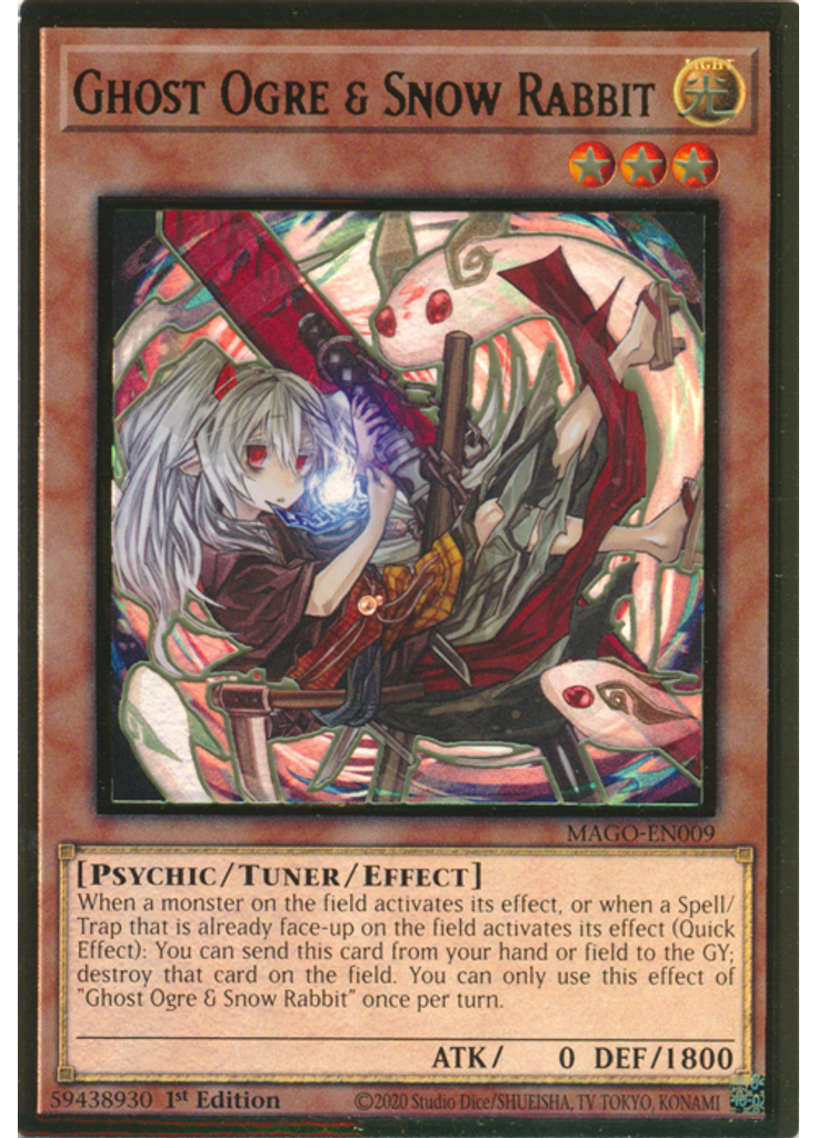 Ghost Ogre & Snow Rabbit (Premium Gold Rare 1st Edition Alternate Art)