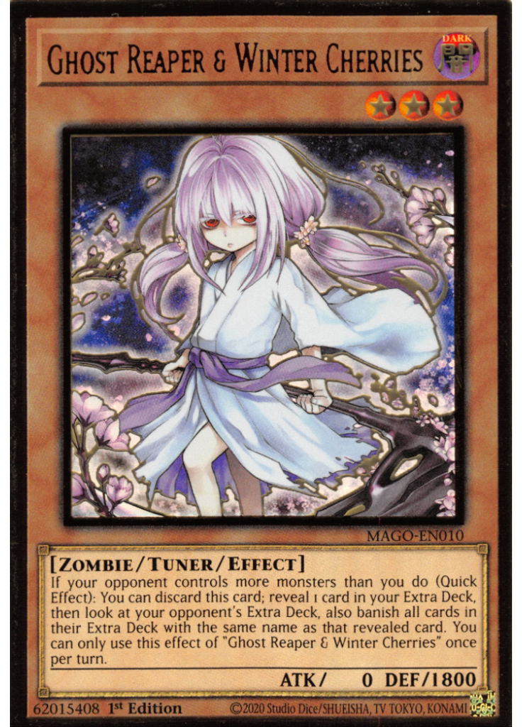 Ghost Reaper & Winter Cherries (Premium Gold Rare 1st Edition Alternate Art)