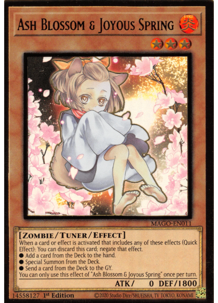 Ash Blossom & Joyous Spring (Premium Gold Rare 1st Edition Alternate Art)