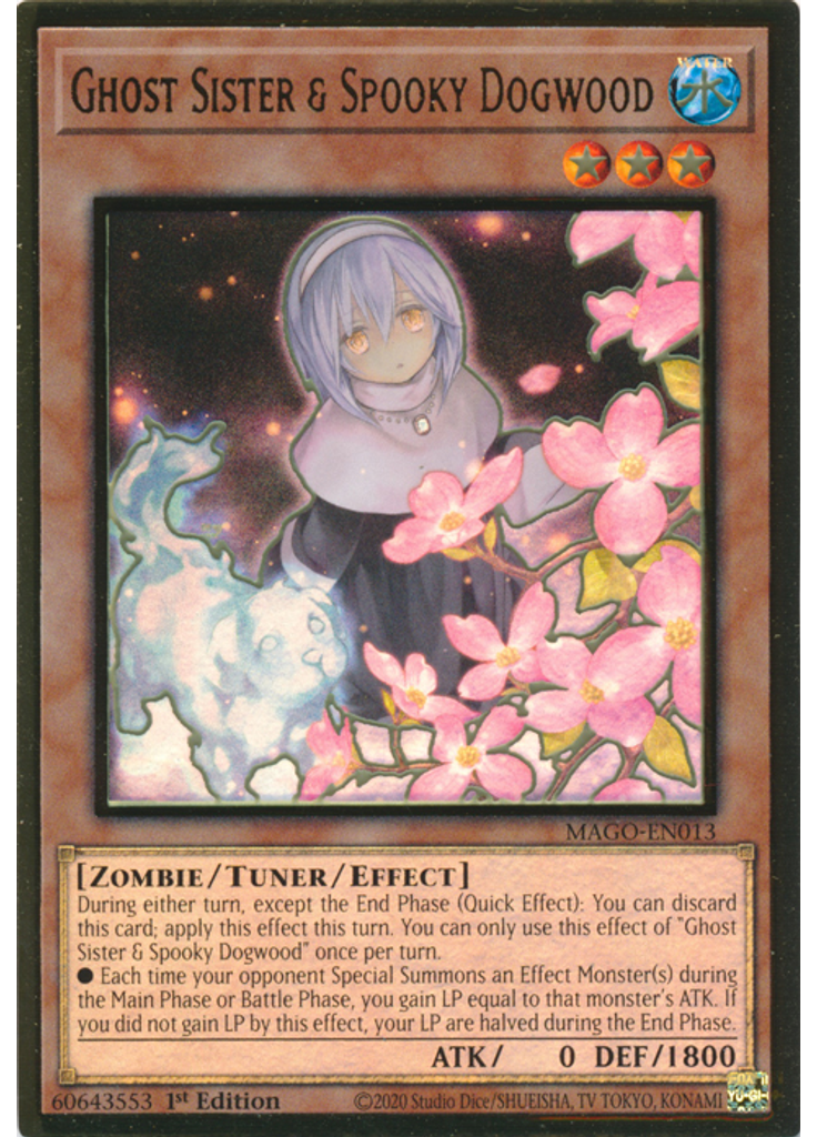 Ghost Sister & Spooky Dogwood (Premium Gold Rare 1st Edition Alternate Art)