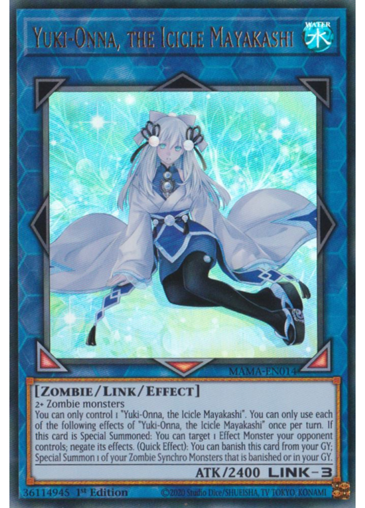 Yuki-Onna, the Icicle Mayakashi