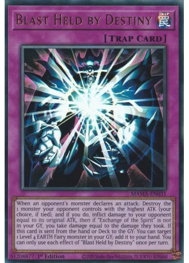 Blast Held by Destiny