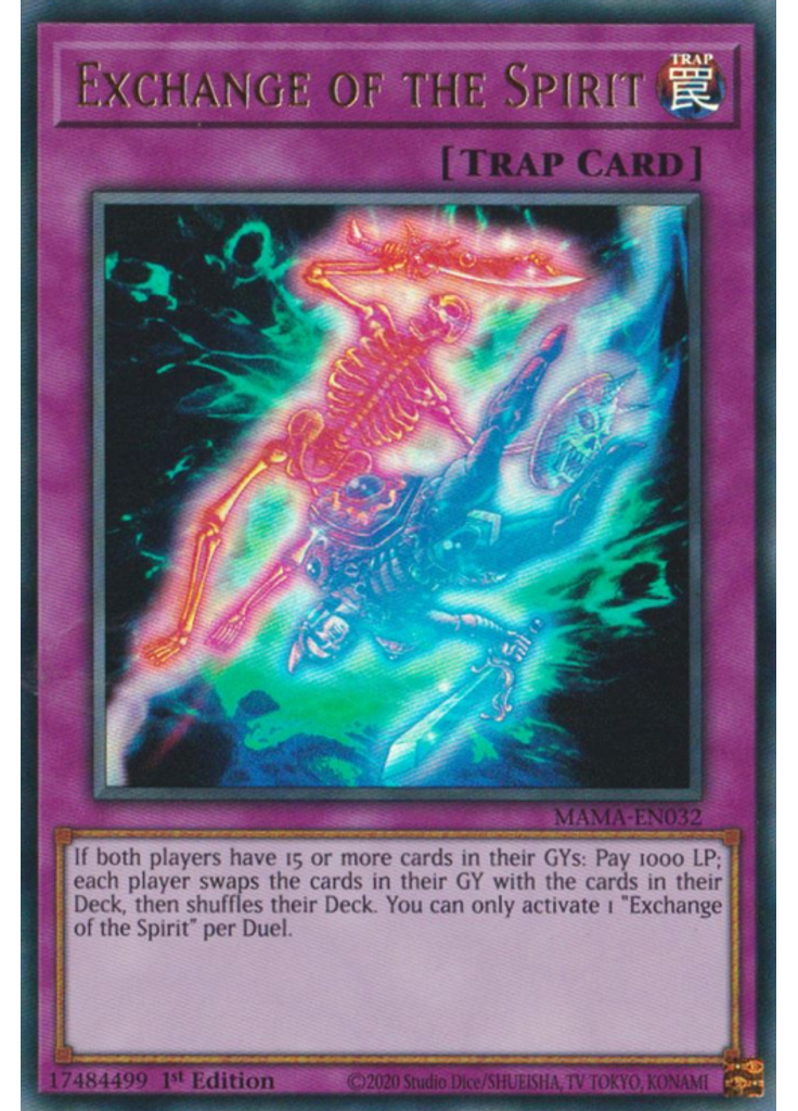 Exchange of the Spirit