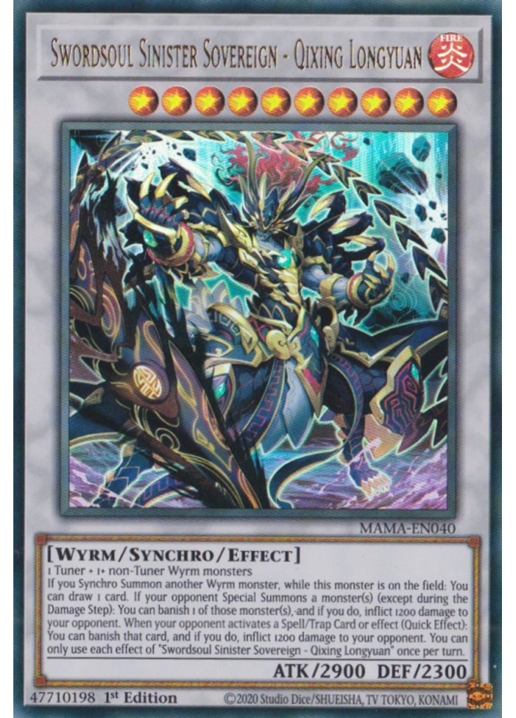 Swordsoul Sinister Sovereign - Qixing Longyuan