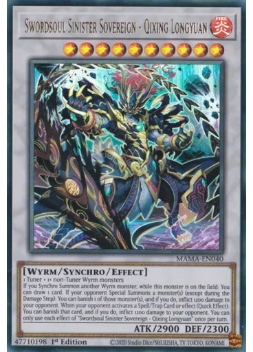 Swordsoul Sinister Sovereign - Qixing Longyuan