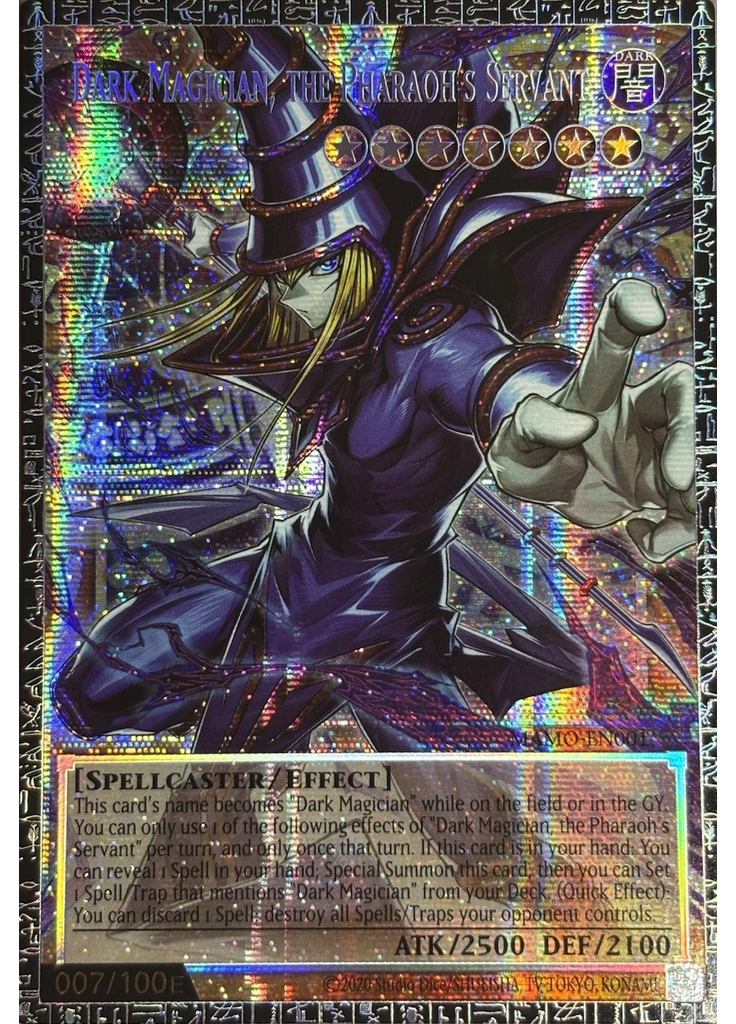 Dark Magician, the Pharaoh's Servant (Grand Master Rare 1st Edition)