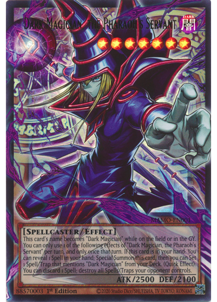 Dark Magician, the Pharaoh's Servant (Ultra Rare 1st Edition Ea)