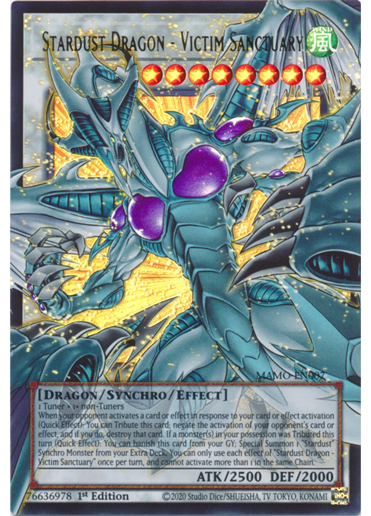Stardust Dragon - Victim Sanctuary (Ultra Rare 1st Edition Ea)