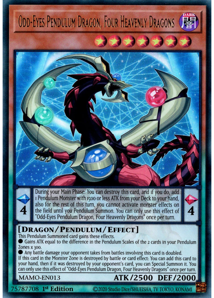 Odd-Eyes Pendulum Dragon, Four Heavenly Dragons