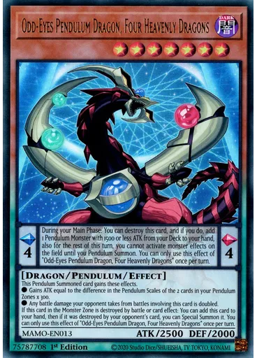 Odd-Eyes Pendulum Dragon, Four Heavenly Dragons