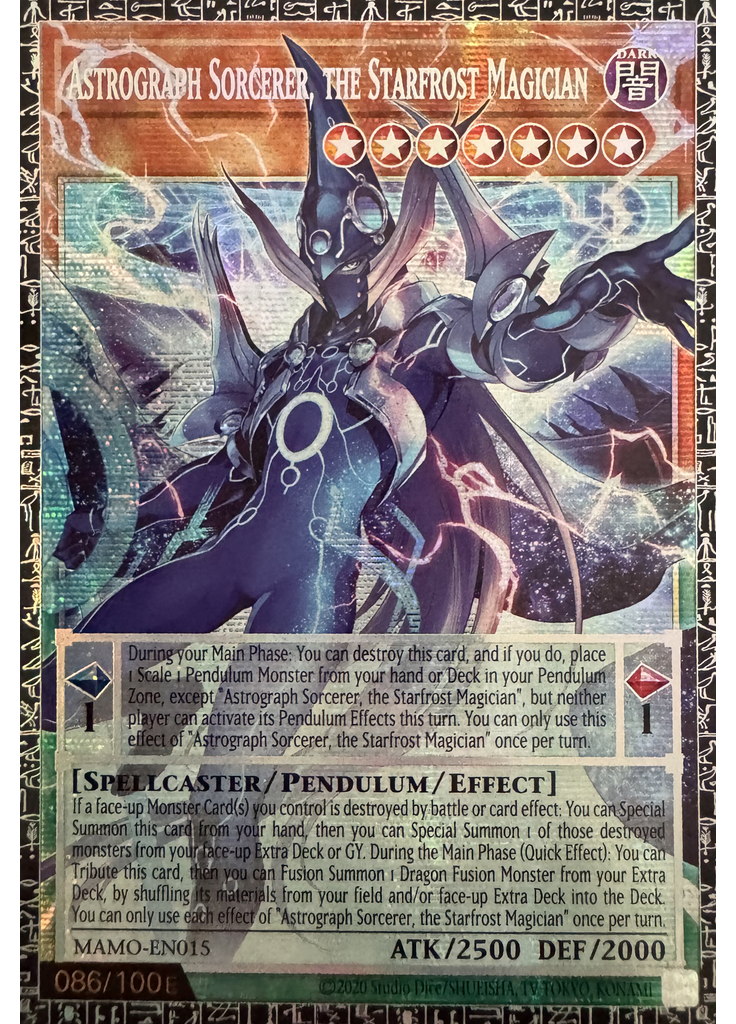 Astrograph Sorcerer, the Starfrost Magician (Grand Master Rare 1st Edition)