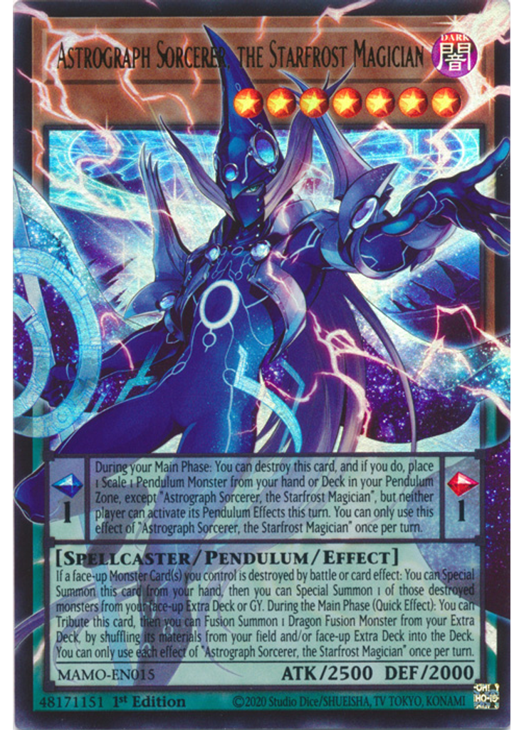 Astrograph Sorcerer, the Starfrost Magician (Ultra Rare 1st Edition Ea)