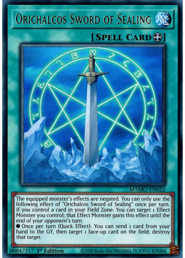 Orichalcos Sword of Sealing
