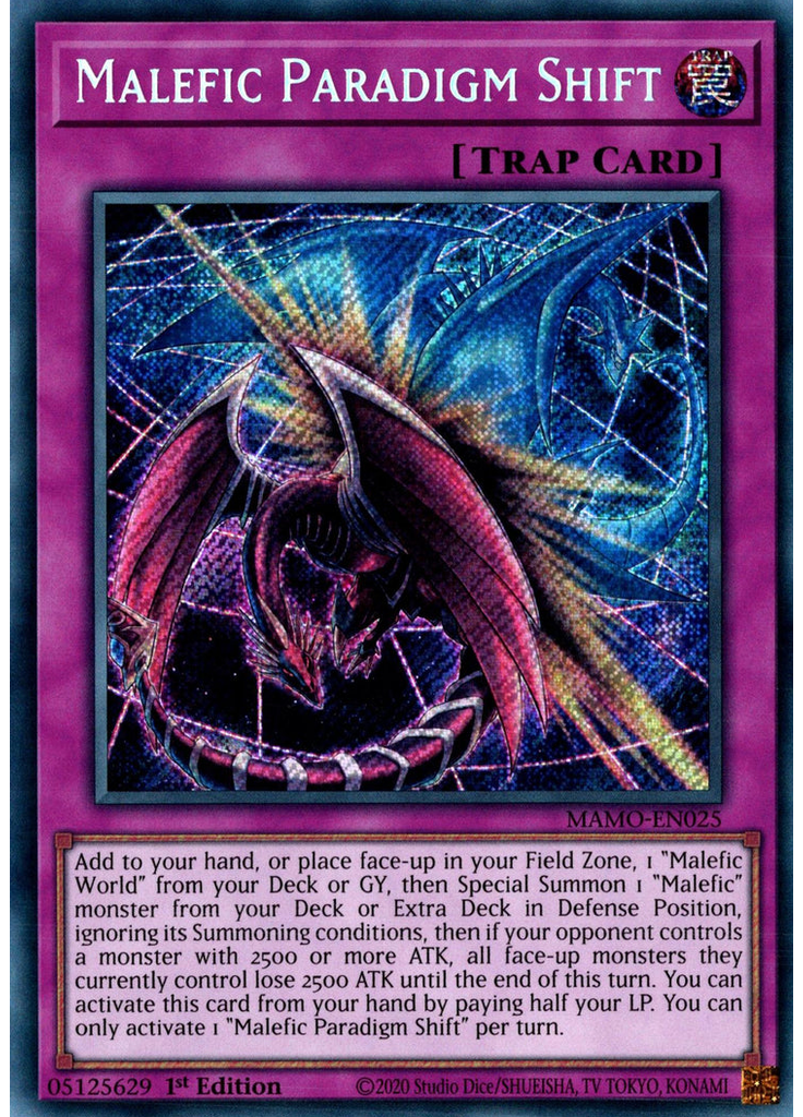 Malefic Paradigm Shift (Secret Rare 1st Edition)