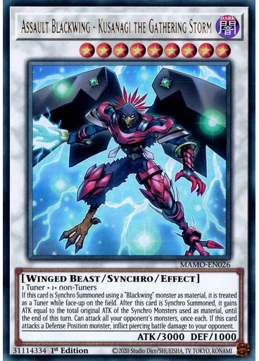 Assault Blackwing - Kusanagi the Gathering Storm