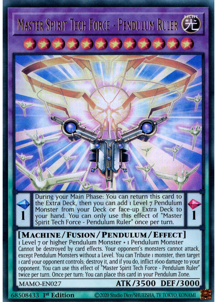 Master Spirit Tech Force - Pendulum Ruler
