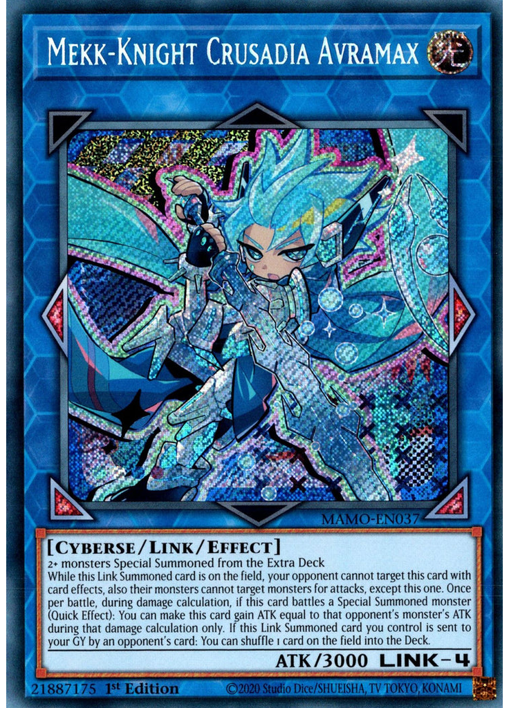 Mekk-Knight Crusadia Avramax (Secret Rare 1st Edition)