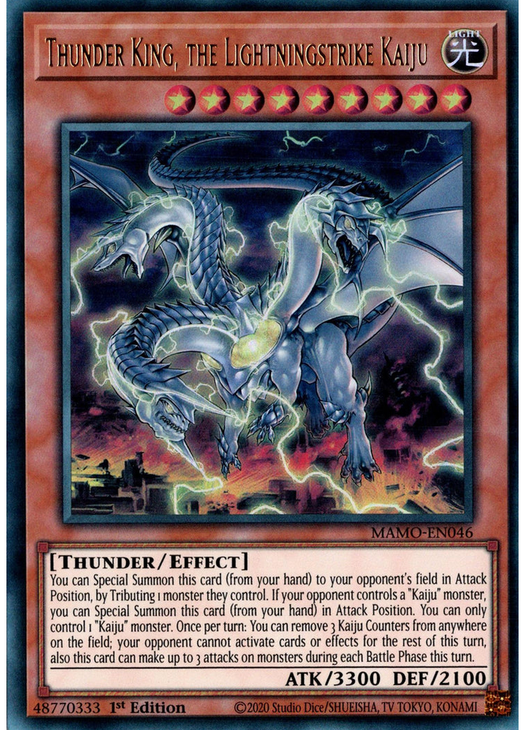Thunder King, the Lightningstrike Kaiju