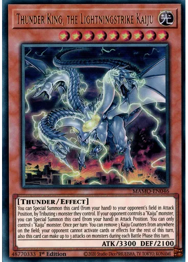 Thunder King, the Lightningstrike Kaiju