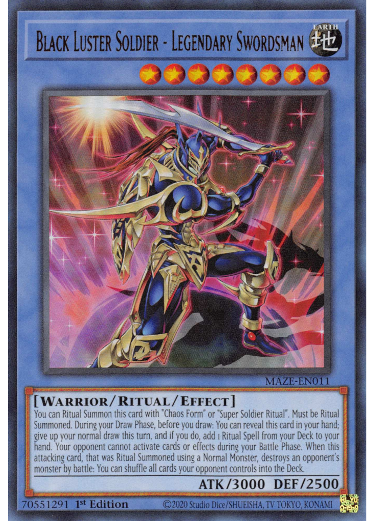 Black Luster Soldier - Legendary Swordsman