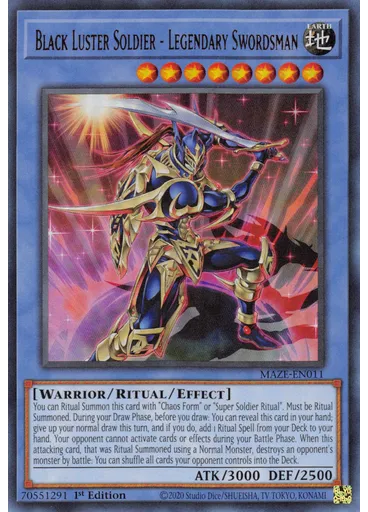 Black Luster Soldier - Legendary Swordsman