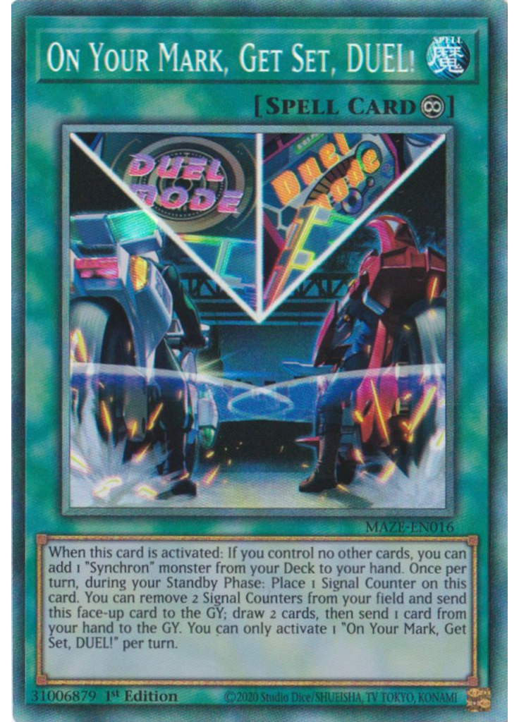 On Your Mark, Get Set, DUEL! (Collectors Rare 1st Edition)