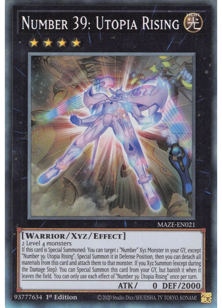 Number 39: Utopia Rising (Collectors Rare 1st Edition)