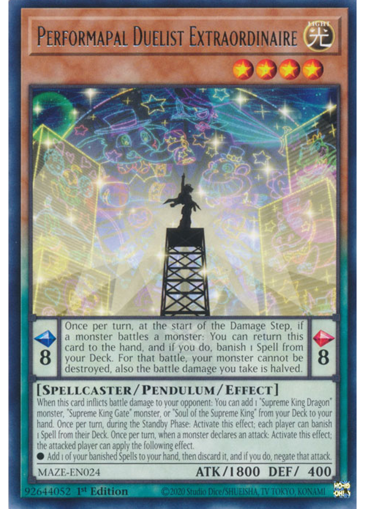 Performapal Duelist Extraordinaire