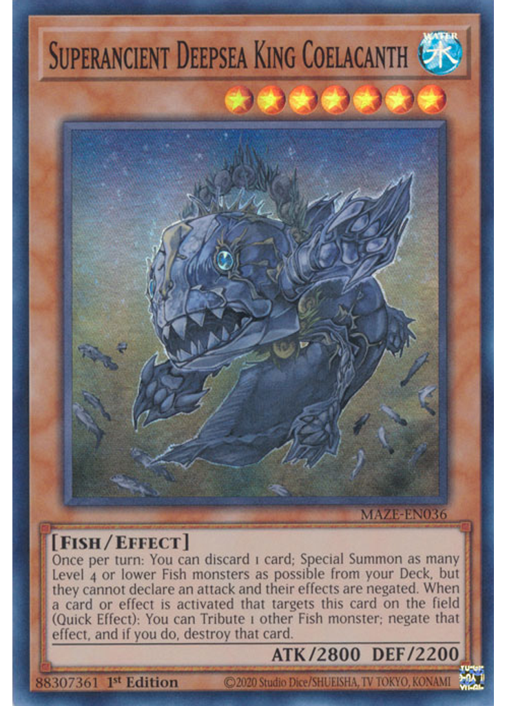 Superancient Deepsea King Coelacanth