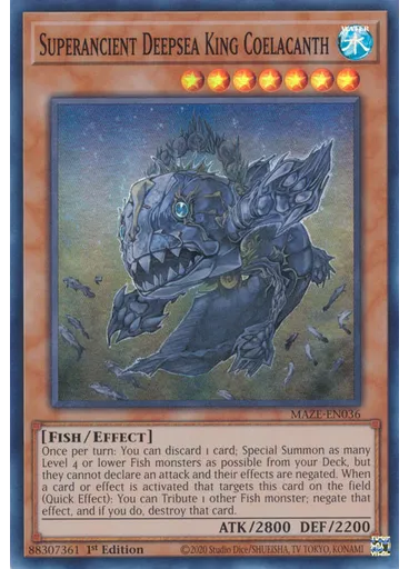 Superancient Deepsea King Coelacanth