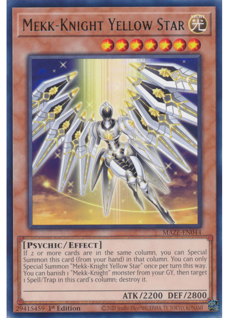 Mekk-Knight Yellow Star
