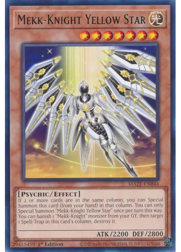 Mekk-Knight Yellow Star