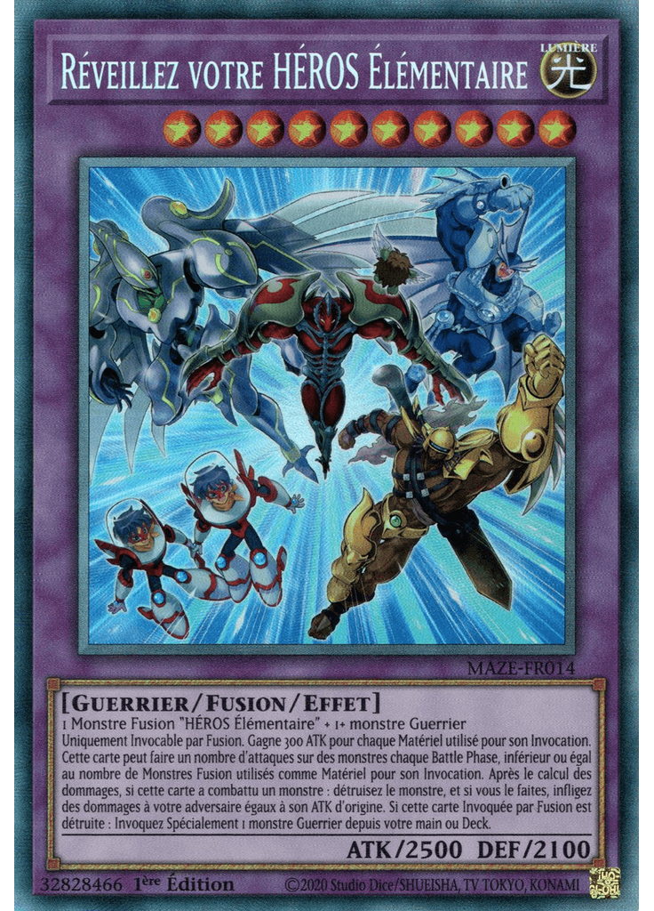 Réveillez votre HÉROS Élémentaire (Collectors Rare 1st Edition)