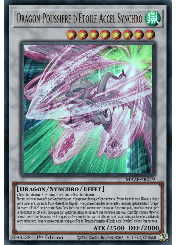 Dragon Poussière d'Étoile Accel Synchro