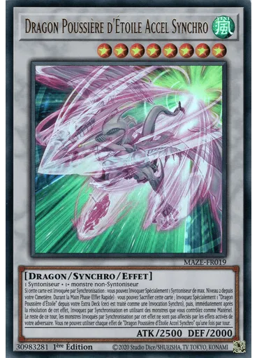 Dragon Poussière d'Étoile Accel Synchro