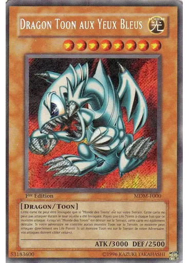 Dragon Toon aux Yeux Bleus