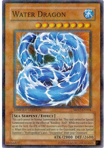 Water Dragon — Mattel Action Figure Promotional Cards