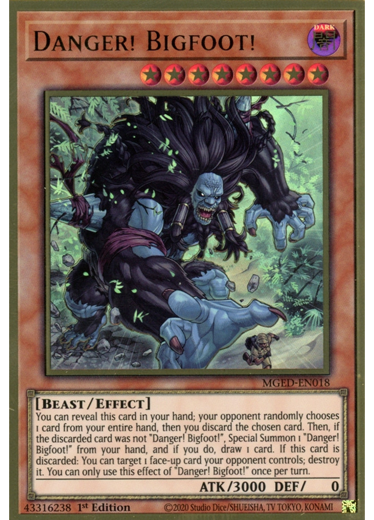 Danger! Bigfoot!
