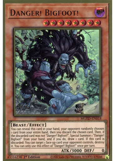 Danger! Bigfoot!