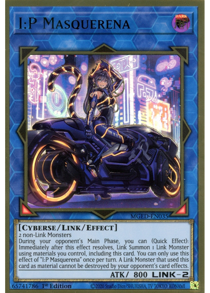 I:P Masquerena (Premium Gold Rare 1st Edition Alternate Art)