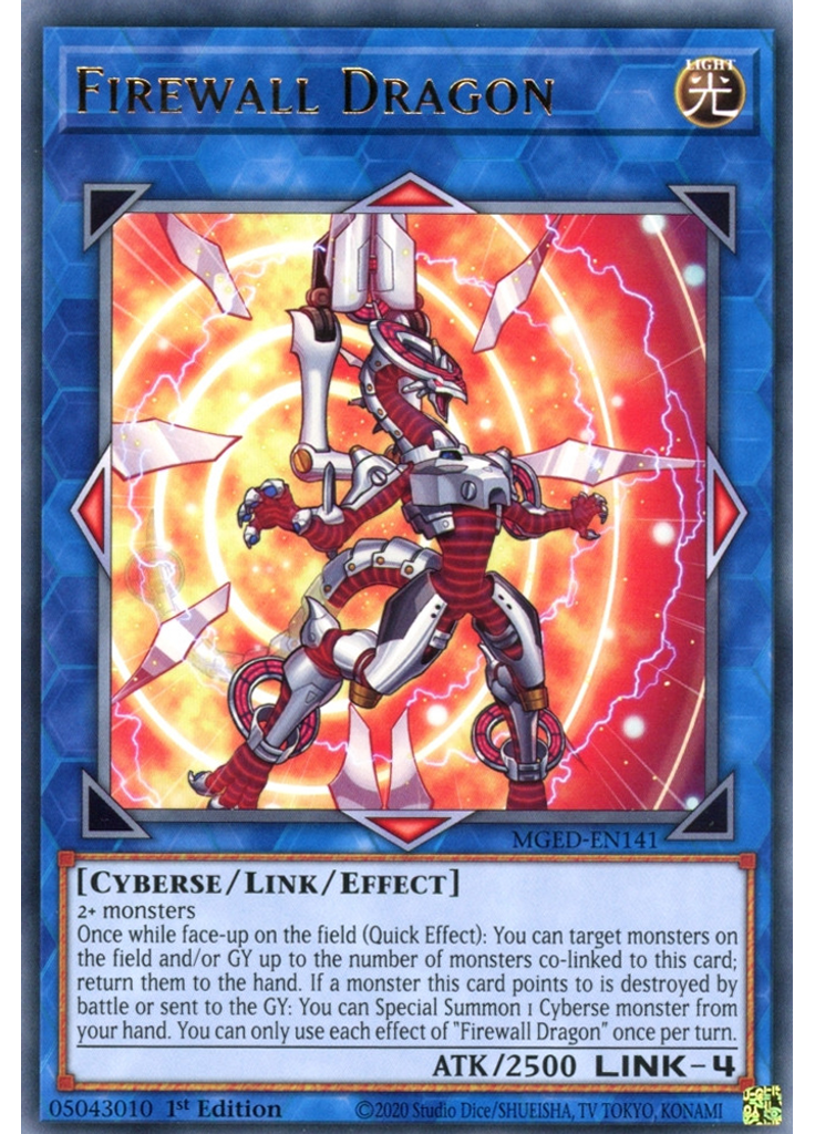 Firewall Dragon (Rare 1st Edition Alternate Art)
