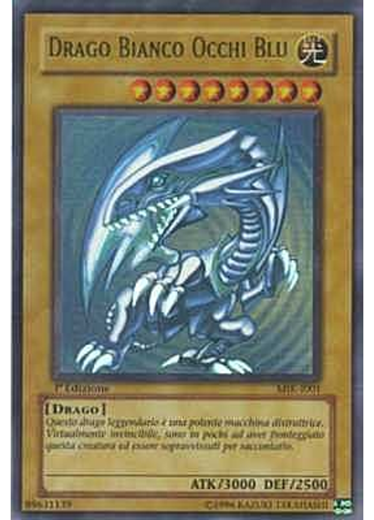 Drago Bianco Occhi Blu