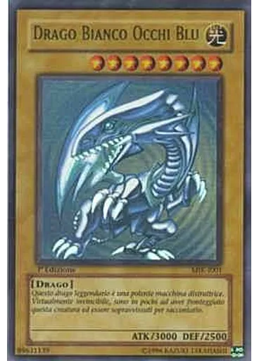 Drago Bianco Occhi Blu
