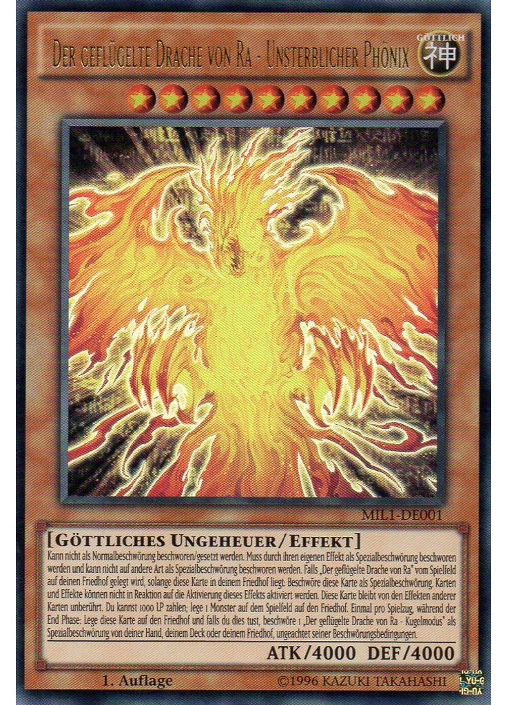 Der geflügelte Drache von Ra - Unsterblicher Phönix