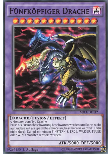 Fünfköpfiger Drache