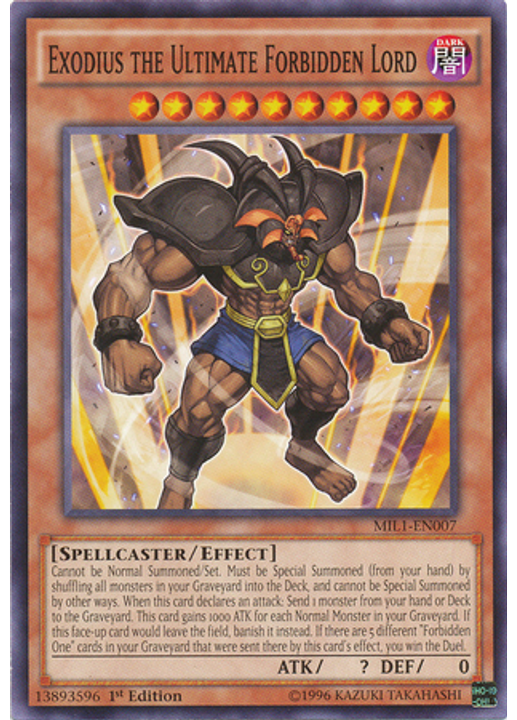 Exodius the Ultimate Forbidden Lord