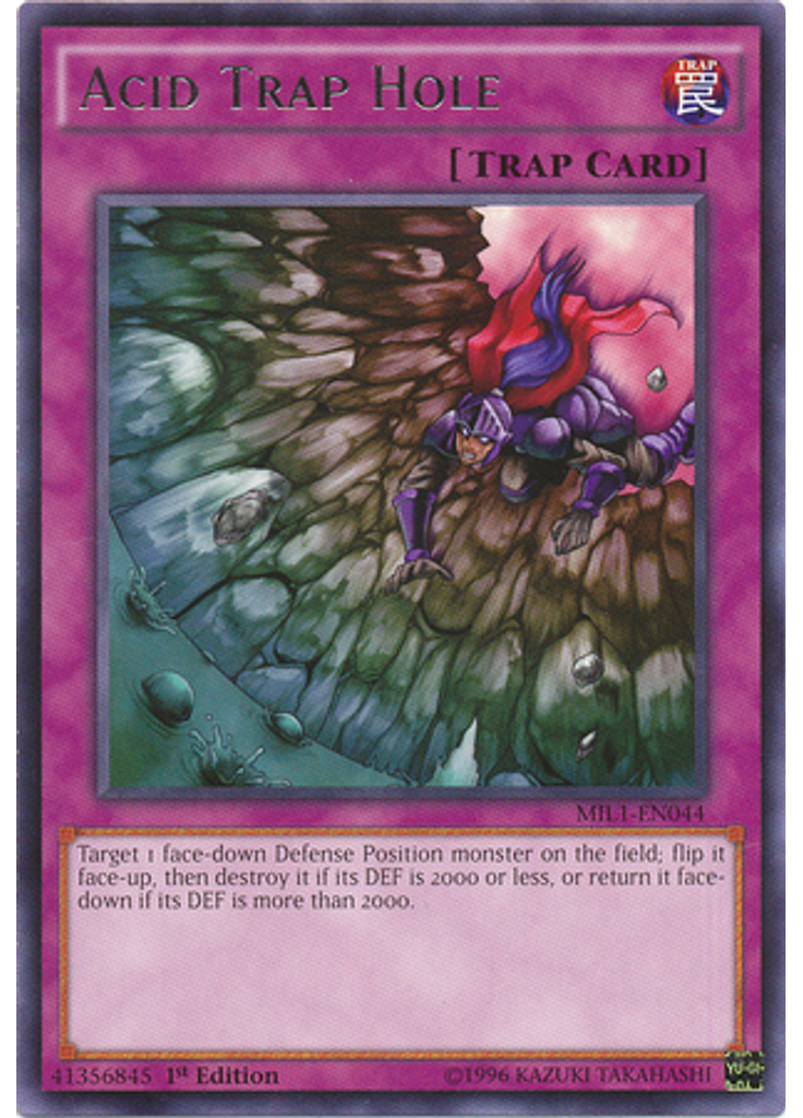 Acid Trap Hole