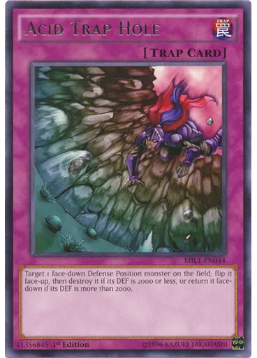 Acid Trap Hole